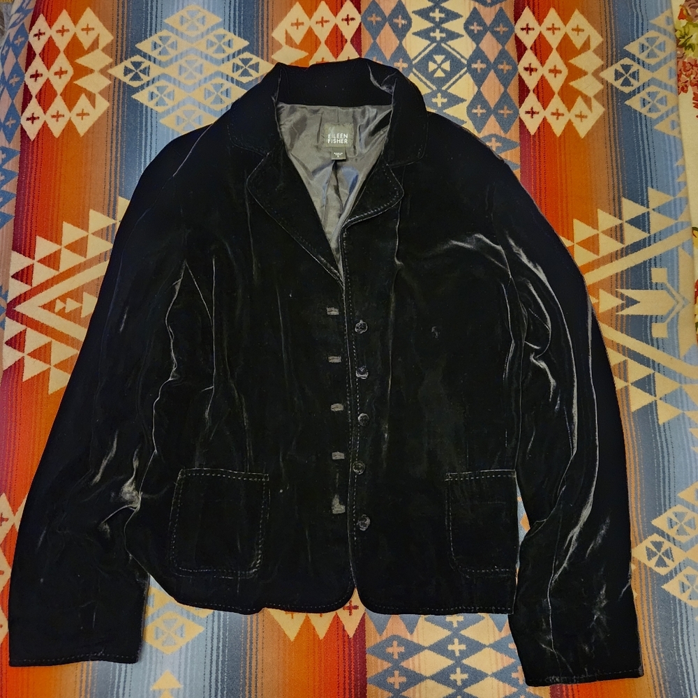 Eileen Fisher Velvet Jacket